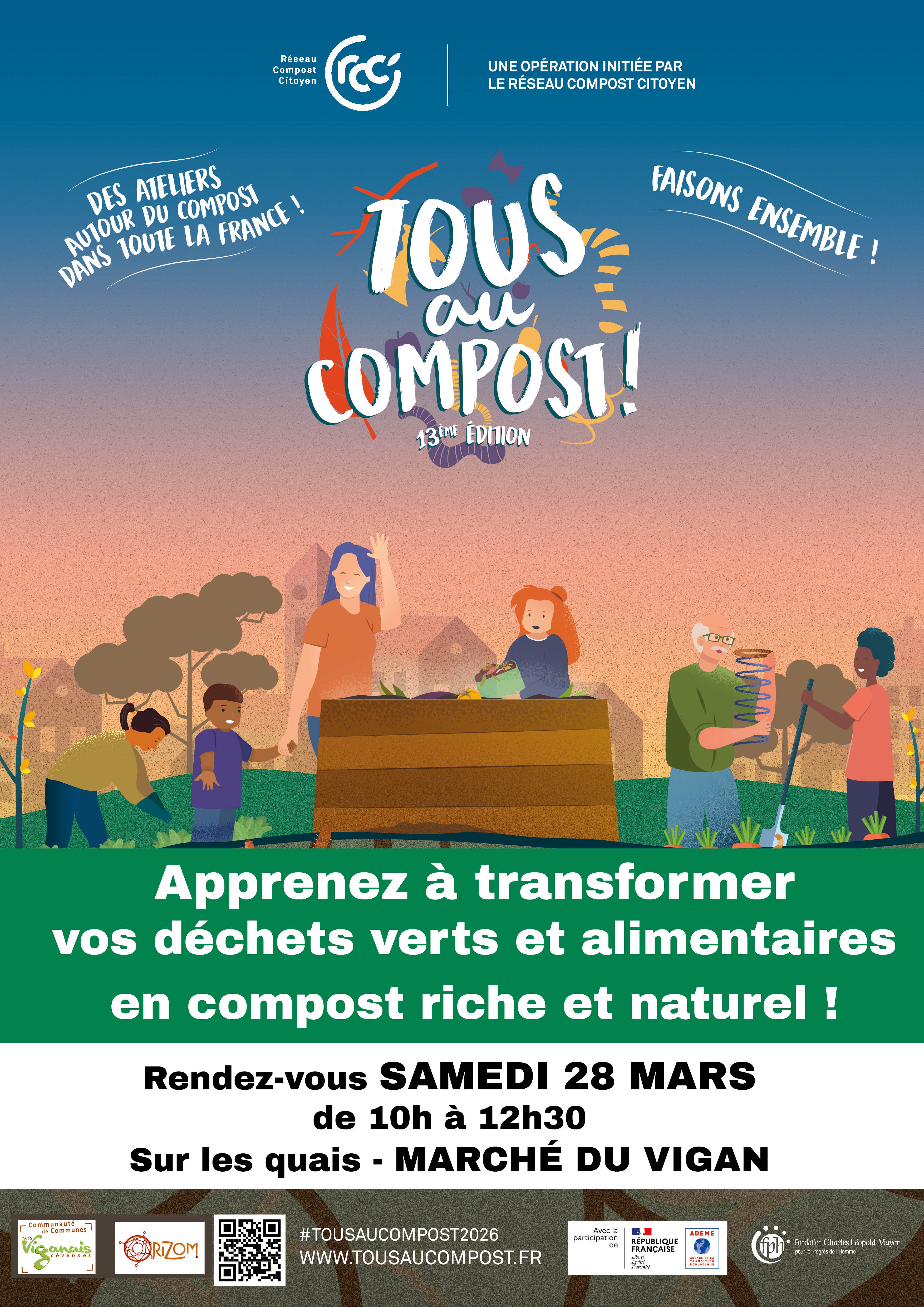 Tous au compost – 13ᵉ édition – Marché du Vigan_Le Vigan
