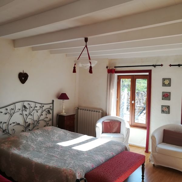 Chambre d'oncle Jo Maison d'hôtes de la Verrière