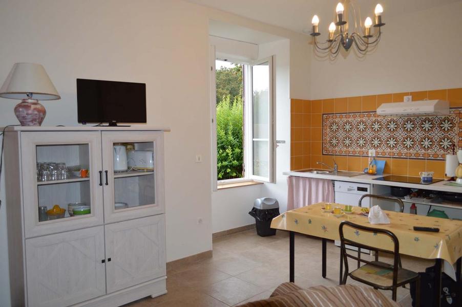 Gîte `Beaumoulin's Chêne`Salon-Cuisine 