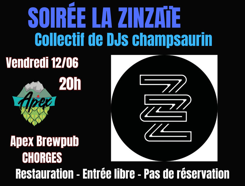 Soirée DJ La Zinzaïe