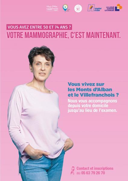 Examen prévention mammographie