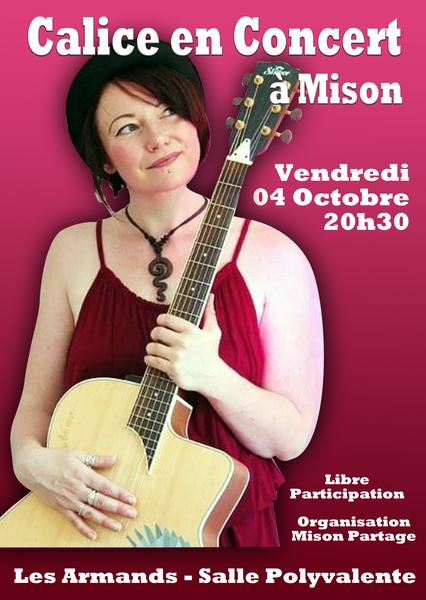 Concert de Calice Le 4 oct 2024