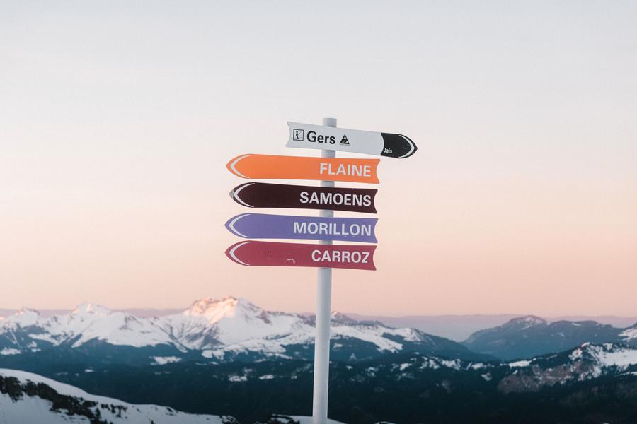 Skier au Grand Massif