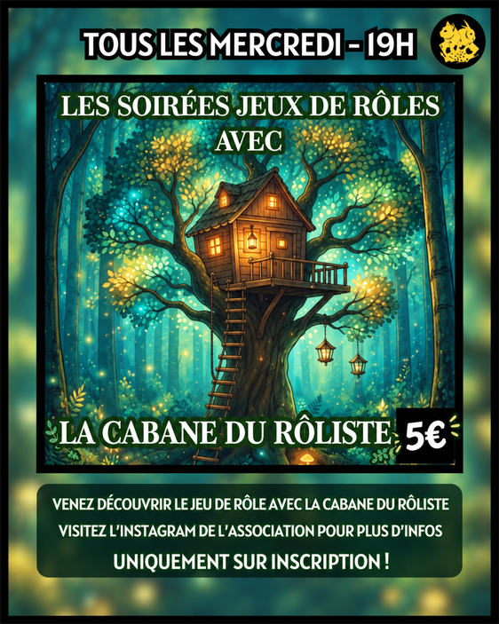 Les soirées Jeu de rôle des mercredis