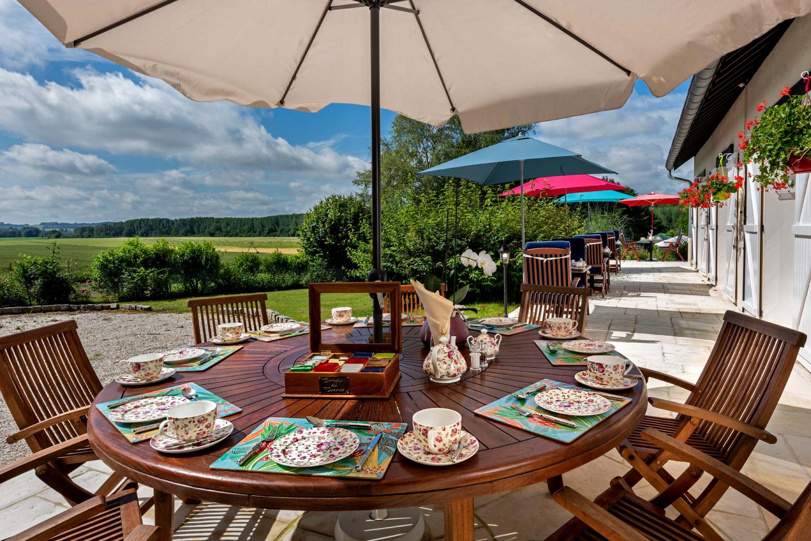 petit déjeuner compris pour le loft en terrasse