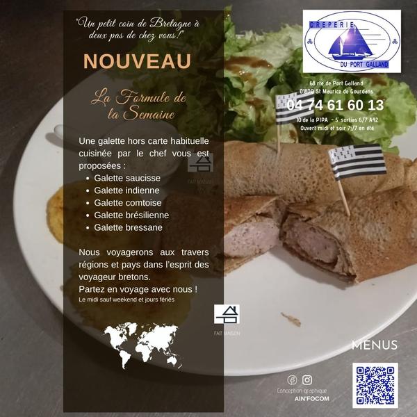 Formule de la semaine