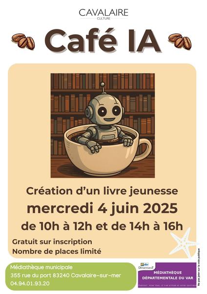 Cavalaire-Sur-Mer : Café IA : Création d'un livre jeunesse