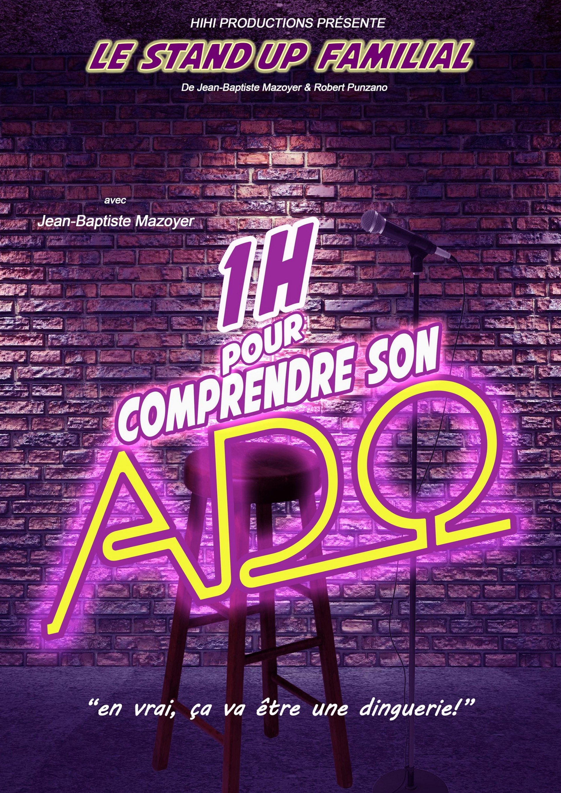 Spectacle -1 heure pour comprendre son ado
