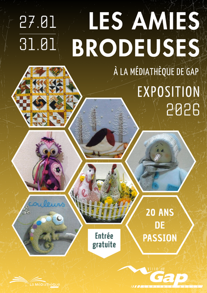 Démonstrations & ateliers découvertes de la broderie_Gap - © Les amies brodeuses