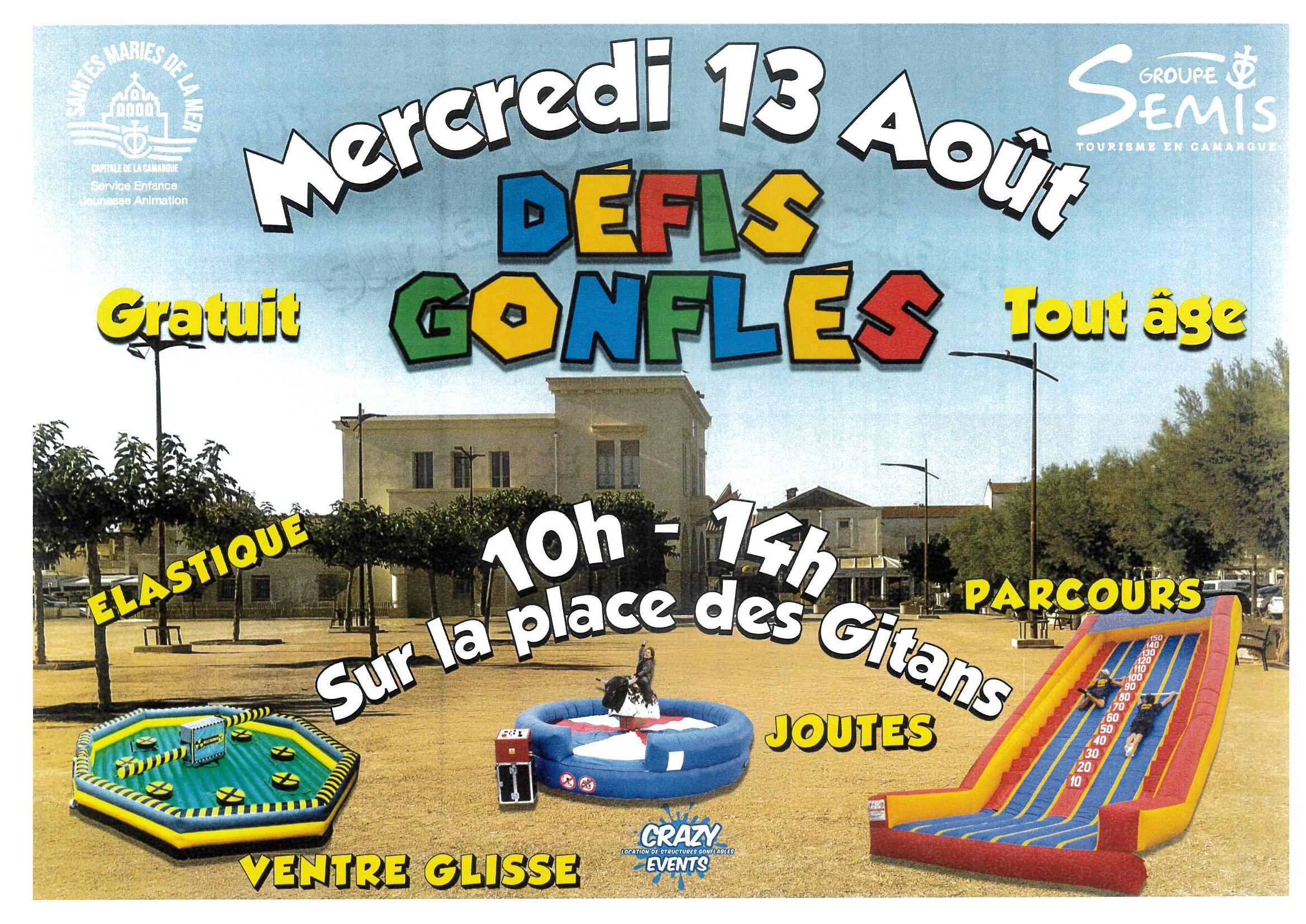 Défis gonflés sur la plage des Gitans