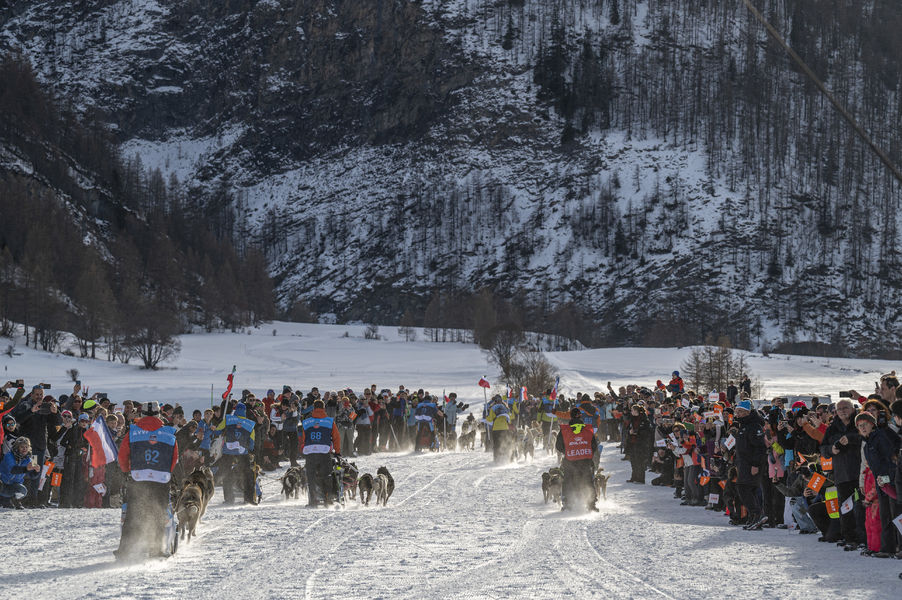 La Grande Odyssée VVF, mass start étape 7A Bessans Le 18 janv 2025