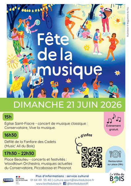Fête de la Musique à La Ville du Bois 