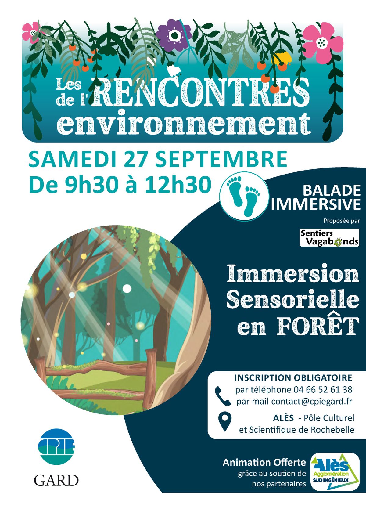 Immersion sensorielle en forêt