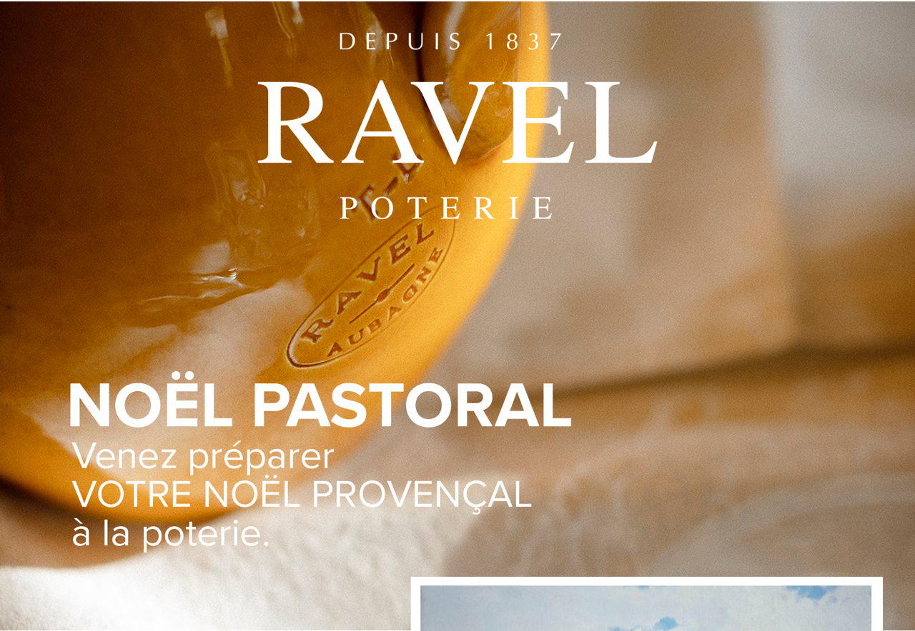 Noël pastoral à la poterie Ravel