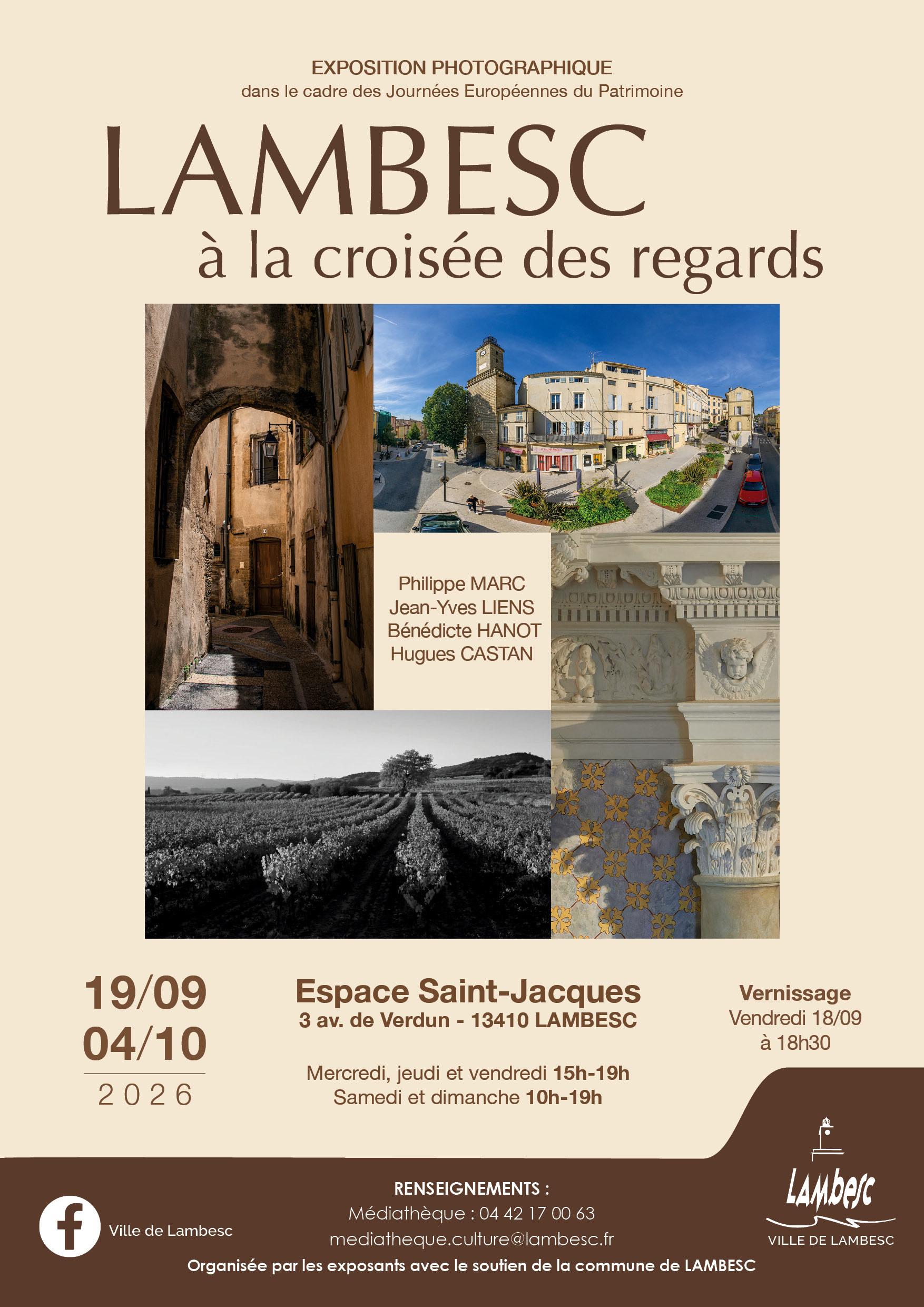 Exposition "Lambesc à la croisée des regards" - Journées du Patrimoine