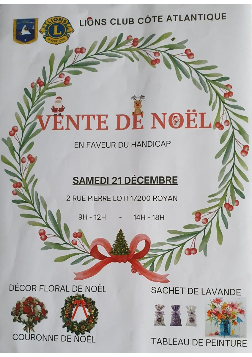 Boutique éphémère en faveur du handicap