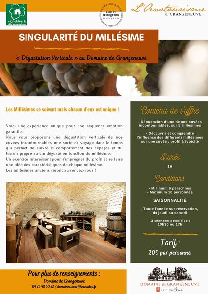 Singularité du Millésime