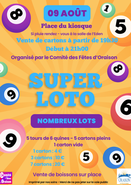 Loto à Oraison
