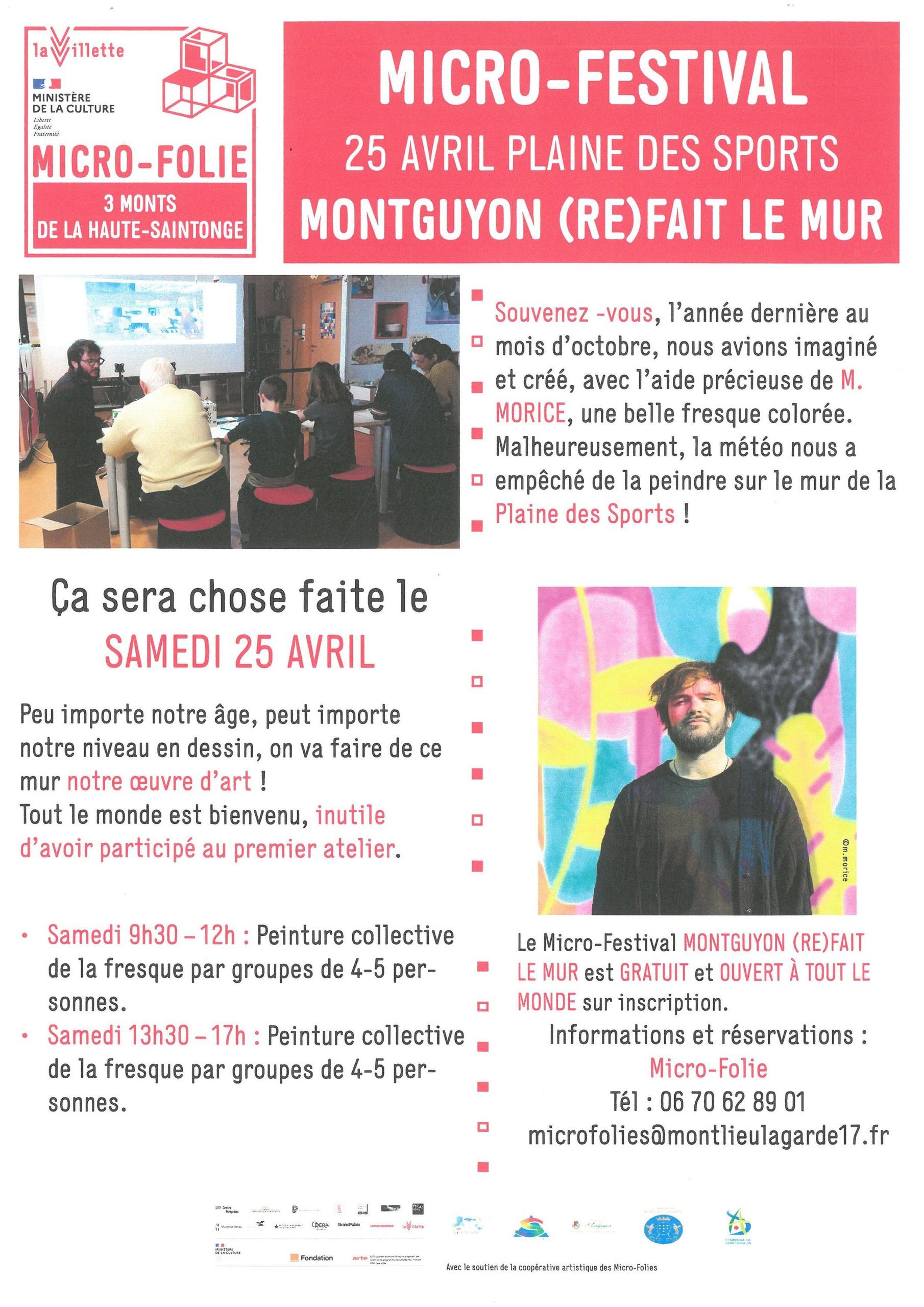 Montguyon refait le Mur - Micro Festival