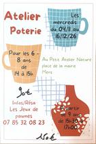 Atelier Poterie Enfants au Petit Atelier Nature_Mens