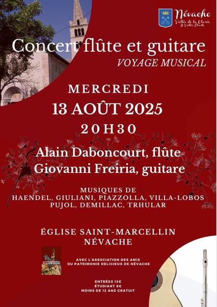 - © ©Apatren Concert à l'Église Saint-Marcellin_Névache - © ©Apatren
