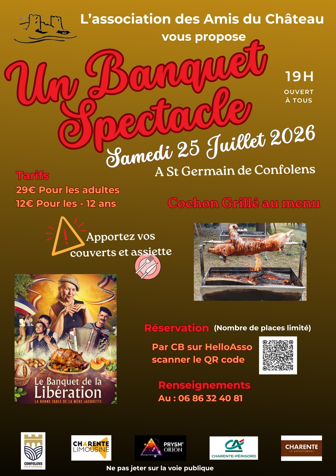 Banquet spectacle - le banquet de la Libération