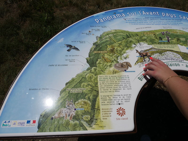 Table d'orientation du Mollayron