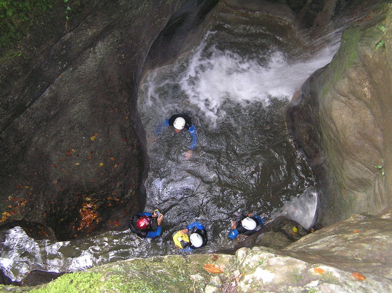 Canyoning avec un guide
