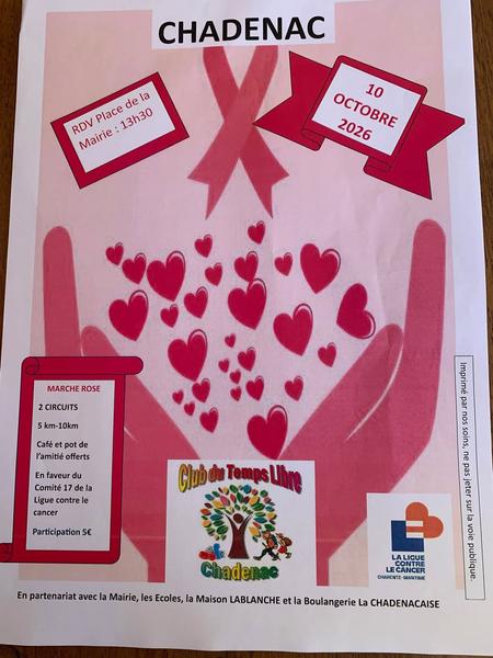 Marche pour la ligue contre le cancer