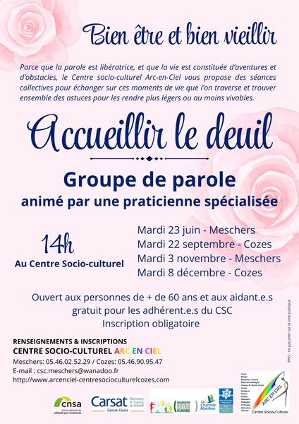 Groupe de parole "accueillir le deuil"