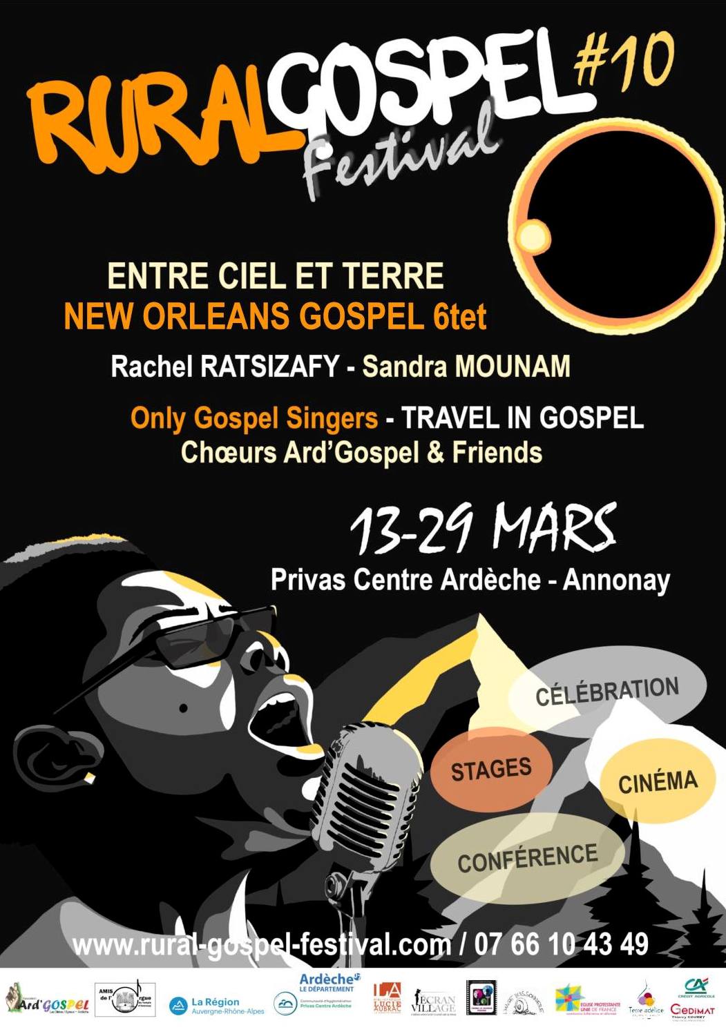 Affiche de la 10ème édition du festival