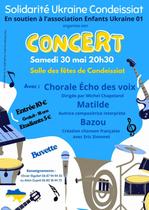 Concert Solidarité Ukraine Condeissiat