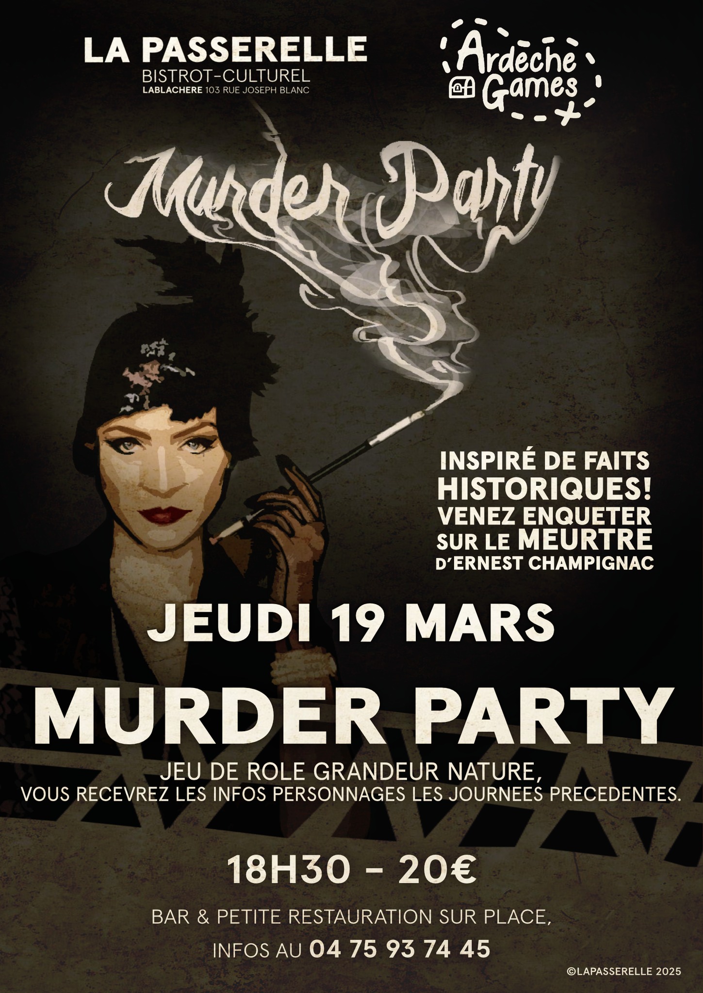Murder Party à La Passerelle