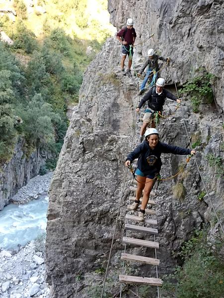 Via Ferrata de Saint Christophe- Tronçon Sportif_Saint-Christophe-en-Oisans