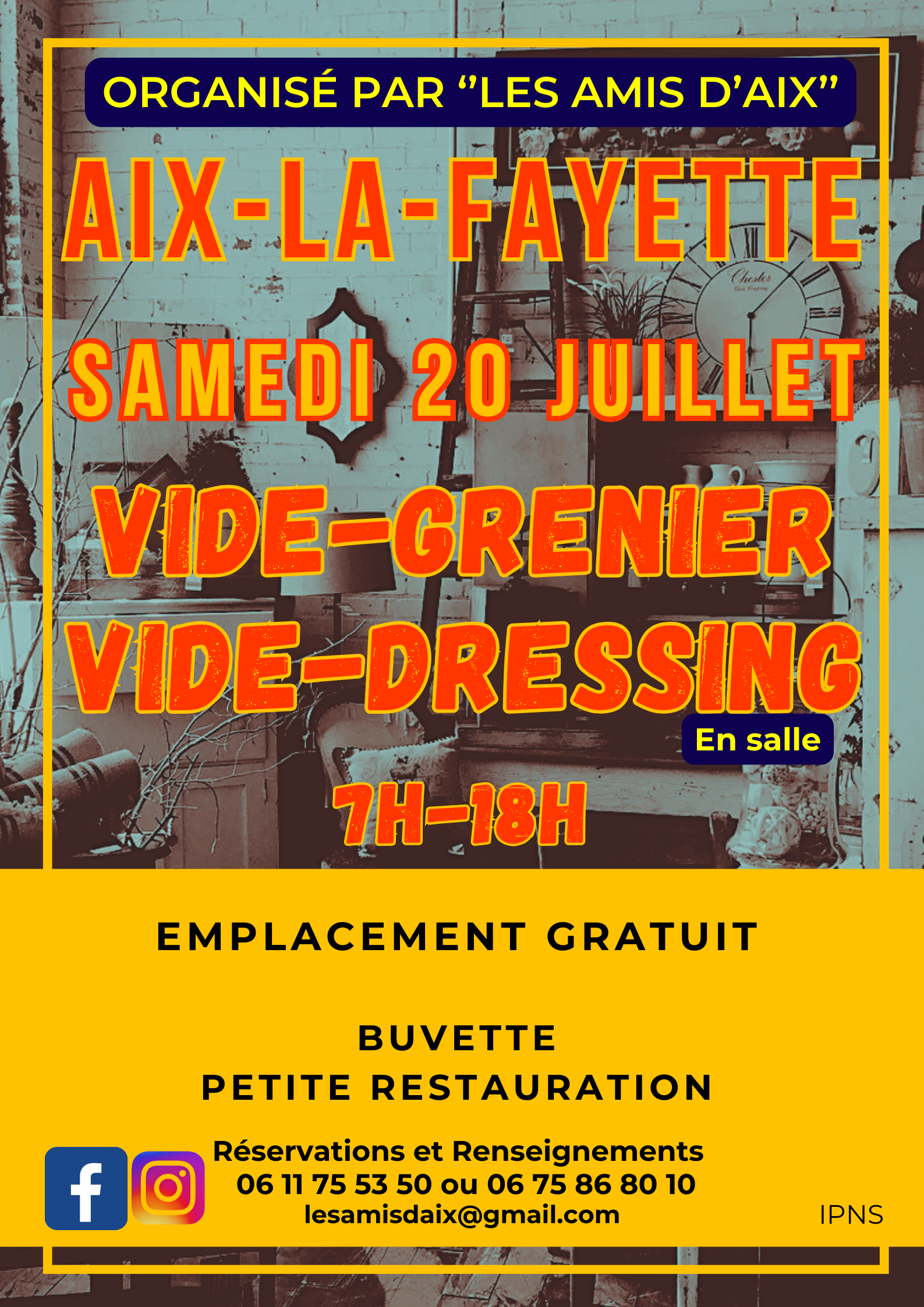 Vide-grenier et vide-dressing // Aix-la-Fayette