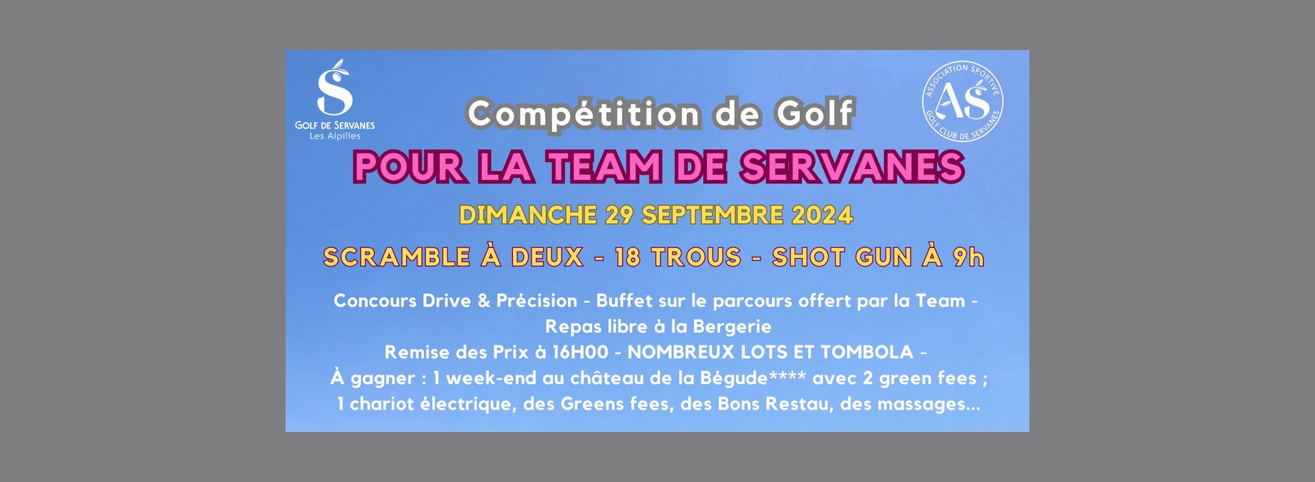 Compétition Team Servanes Golf de Servanes Mouriès