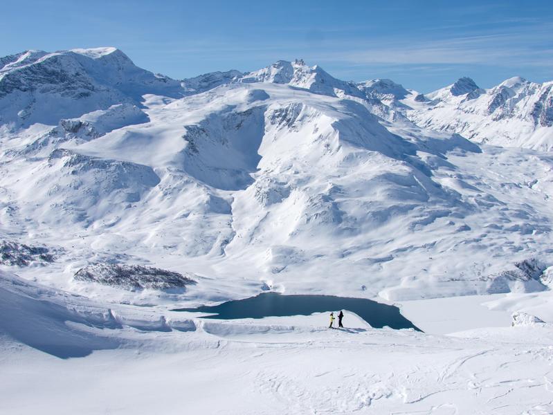 Vue sur le lac du Mont Cenis