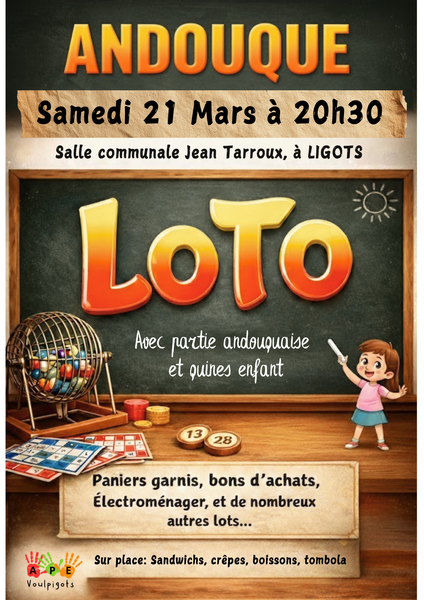 Loto des écoles - Andouque