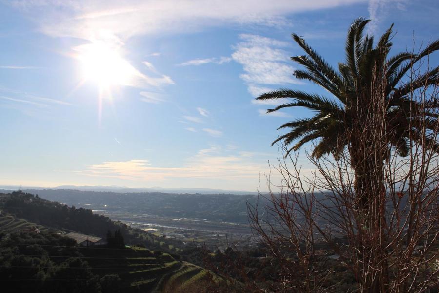 Vue depuis La Terrasse d'Azur à Nice Gîtes de France Alpes-Maritimes