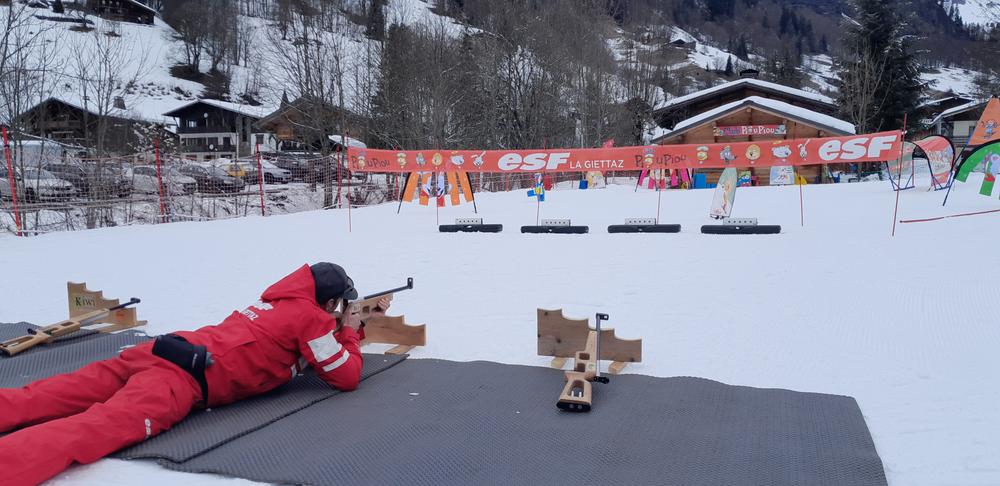 Laser Challenge avec l'ESF_La Giettaz