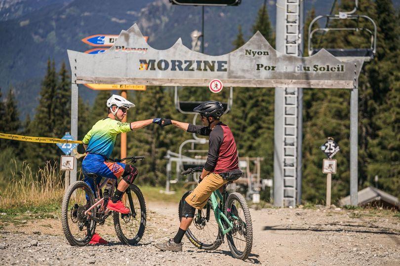 Sorties VTT avec " Morzine mountain bike school " by alpes attitude