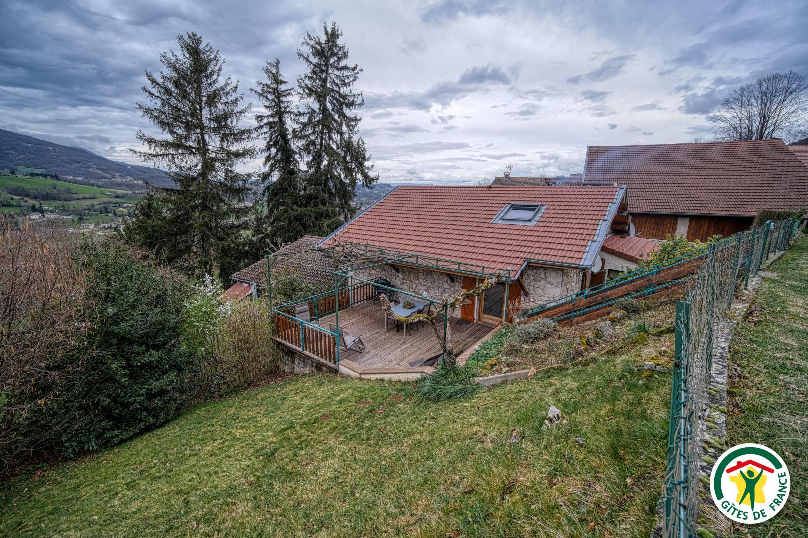 Vue extérieure du gîte