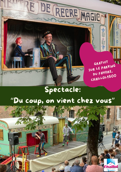 cirque - © service animation Spectacle enfants: 'Du coup on vient chez vous'_Saint-Michel-de-Chaillol - © service animation