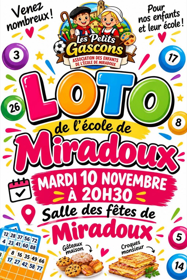 Loto de l'école de Miradoux_Miradoux
