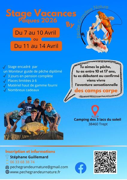Stage de pêche à la carpe pour ados_Trept
