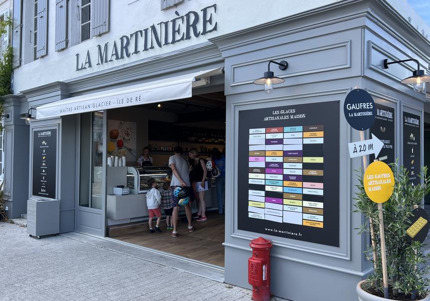 La Martinière - Le glacier à La Flotte - Vente à emporter