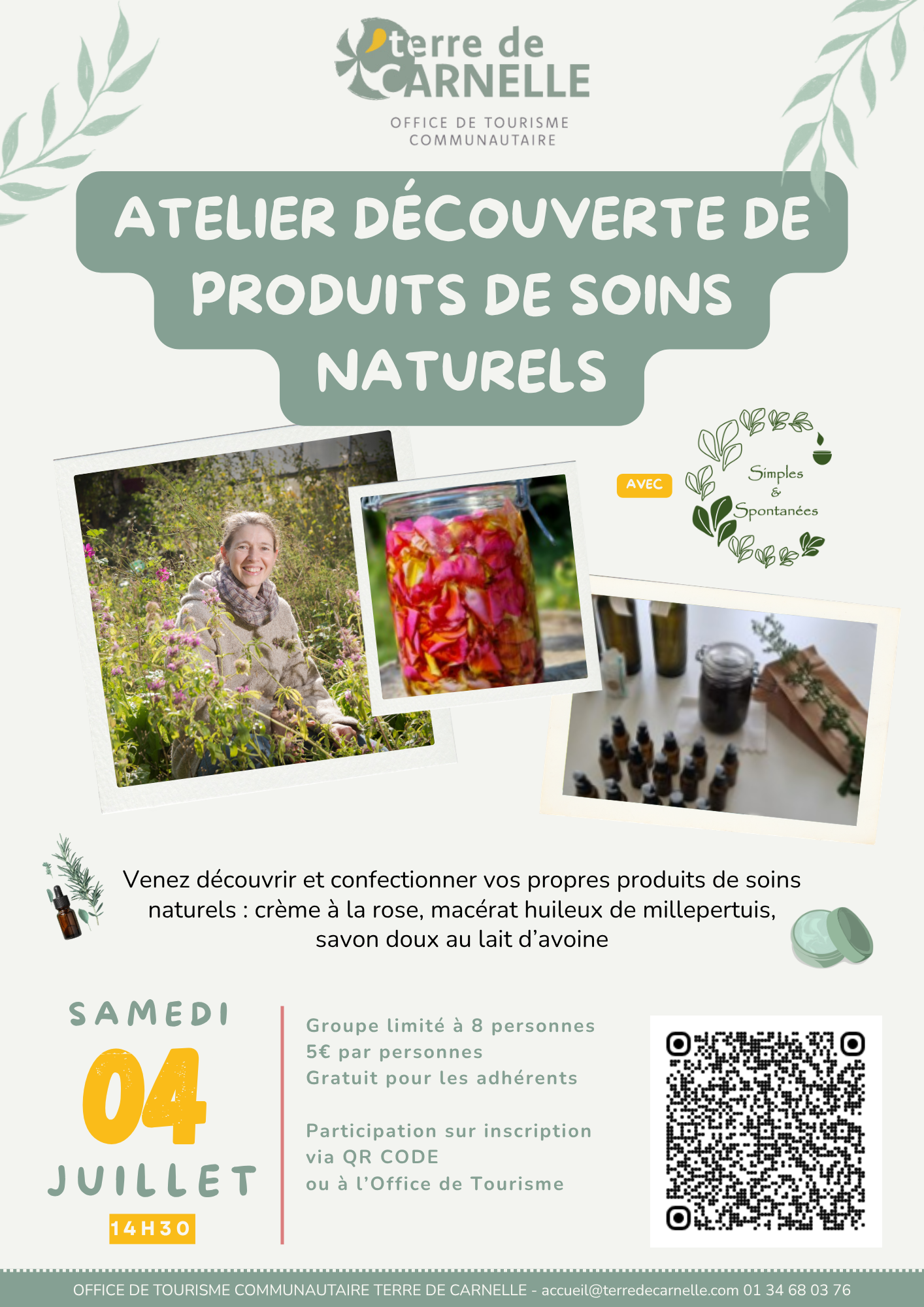 Atelier découverte de produits de soins naturel