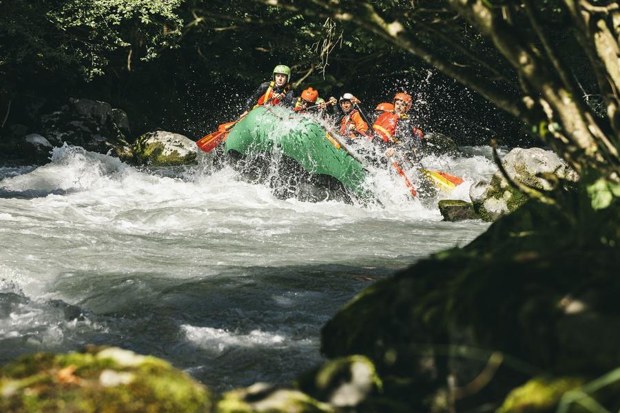 Descente de rafting sur l'Isère