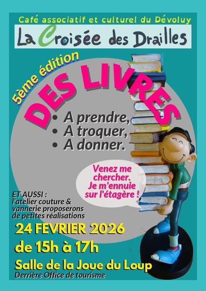 5e édition des livres à prendre, troquer, donner_La Joue du Loup