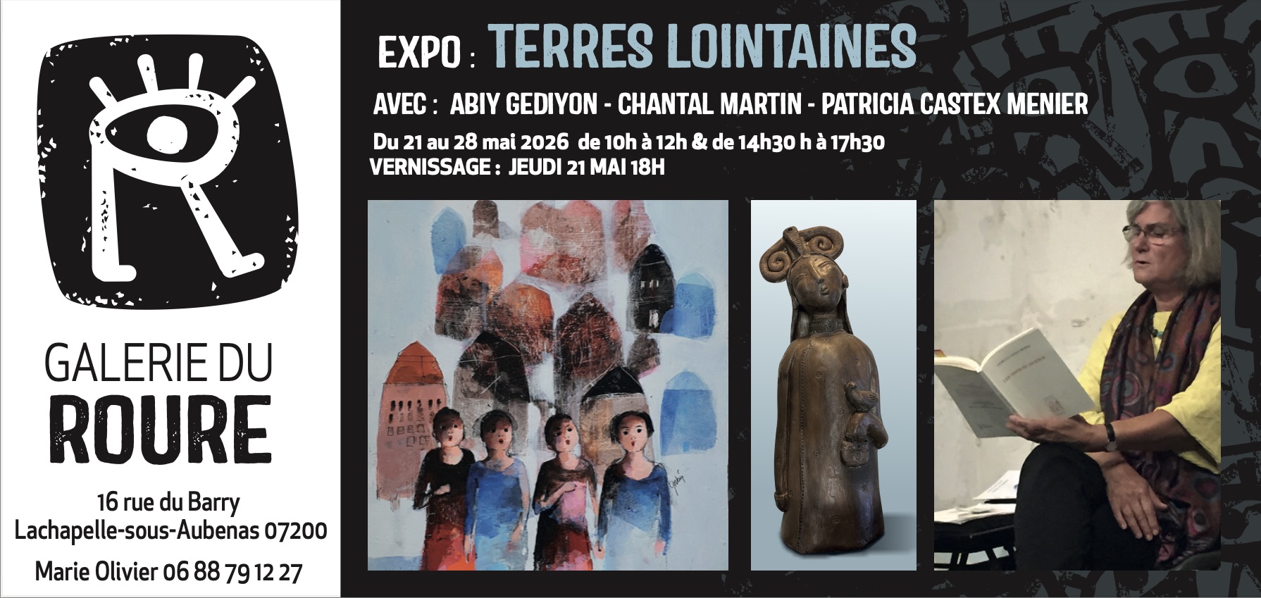 Exposition de peintures et sculptures